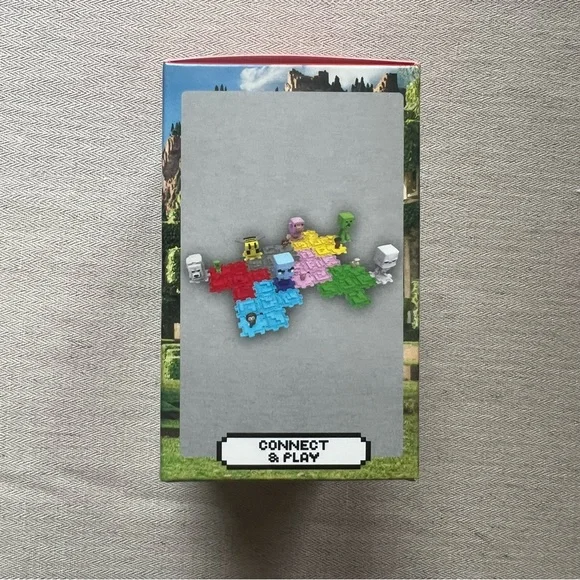 McDonald’s Happy Meal A Minecraft Movie Toy - Dennis Wolf Figure - Gray - Picture 2 of 4